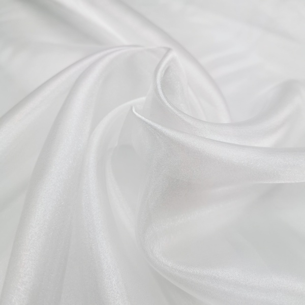 Plain Dyed Organza White